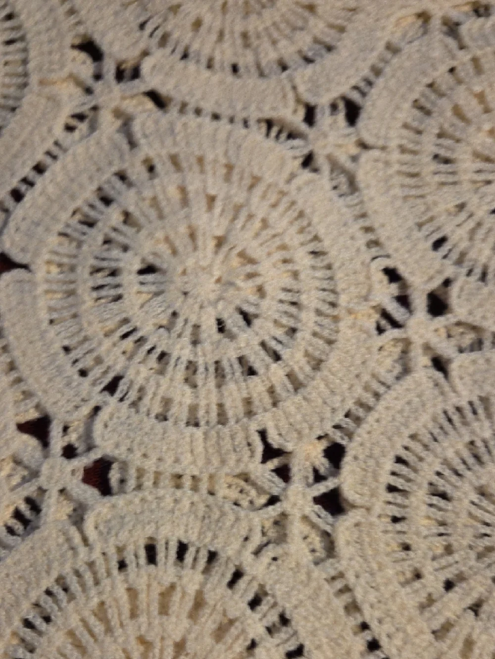 Cato Cream Crochet Flower And Circle Motif Short Sleeve Sweater - Picture 9 of 11